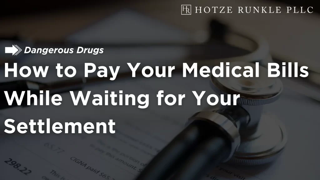 How to Pay Your Medical Bills While Waiting for Your Settlement